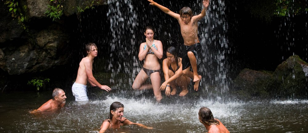 kohala waterfall swimming