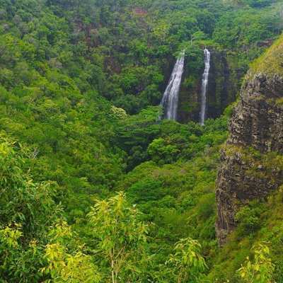 PolyAd - Opaekaa Falls and canyon