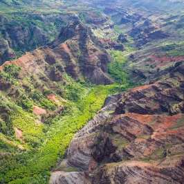 PolyAd - Waimea Canyon aerial view