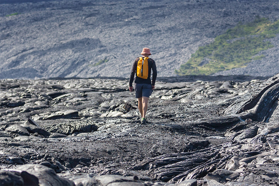 big island lava field hike