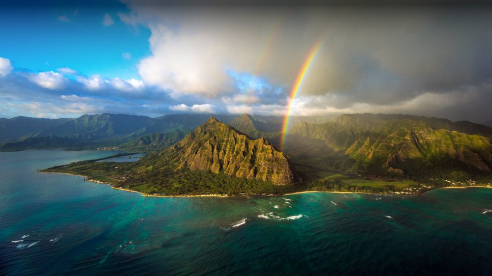 kualoa ranch aerial view