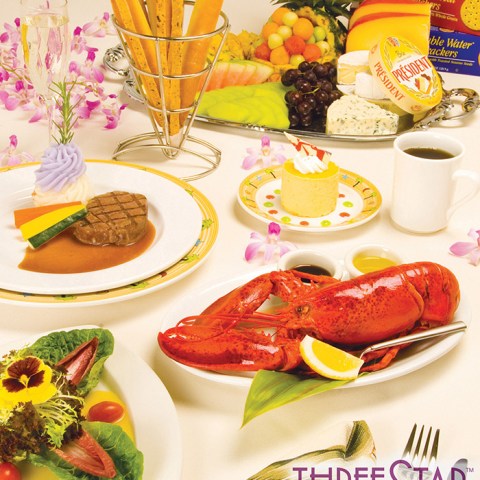 three star menu