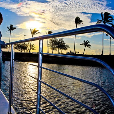 ocean joy cruises - sunset dinner at port