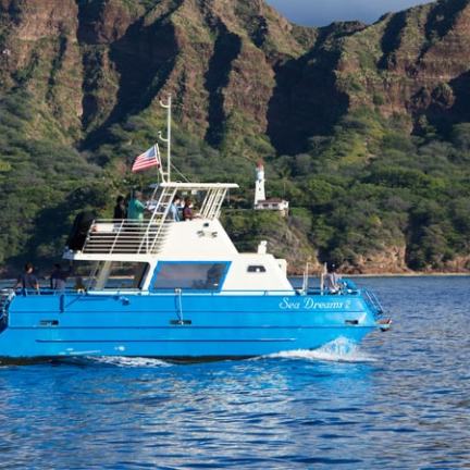 a small boat in a body of water