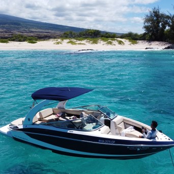 a boat on a body of water