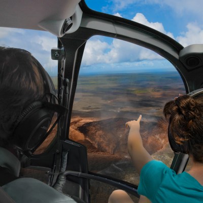 helicopter passengers