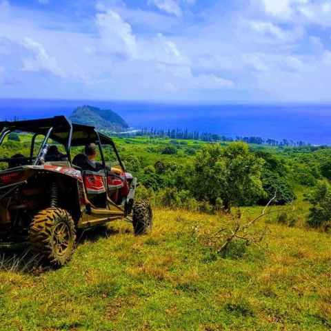 ATV overlooking the Maui Coastline