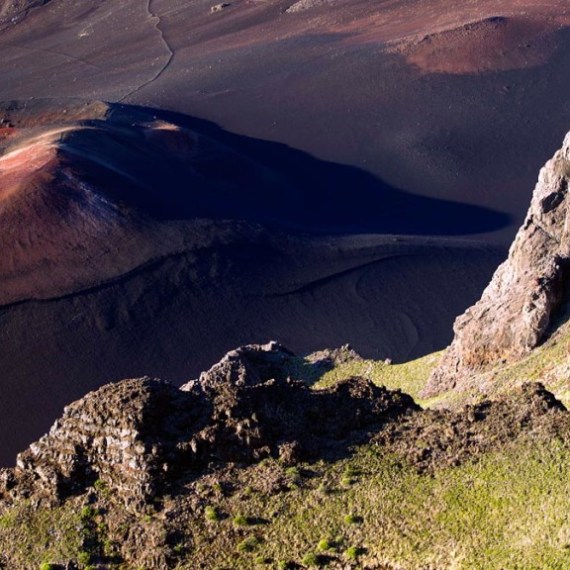 a close up of a rock mountain