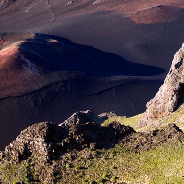 a close up of a rock mountain