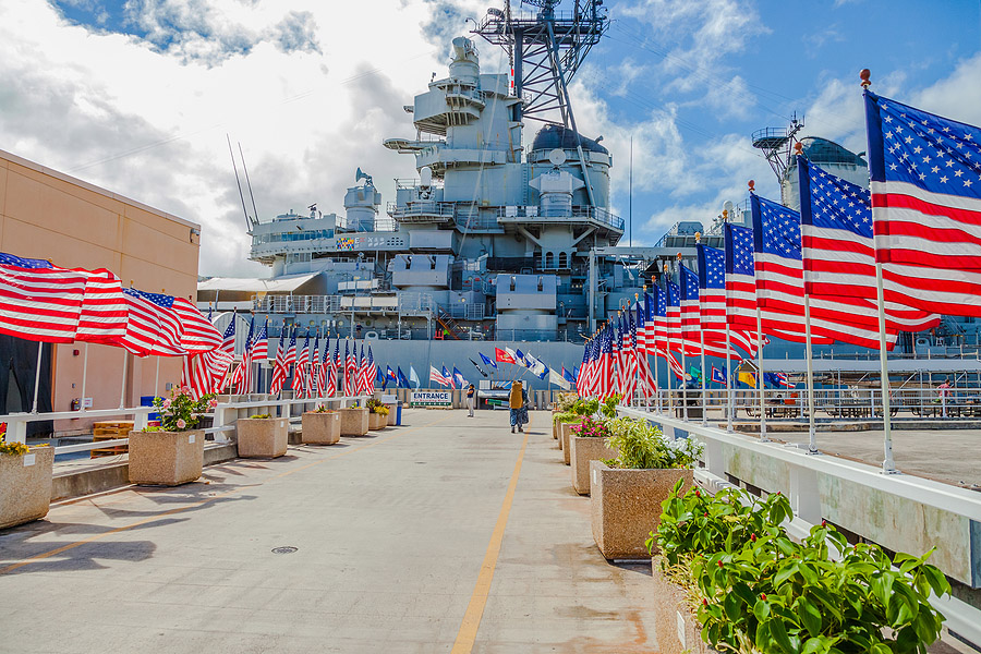 USS Missouri Entrance