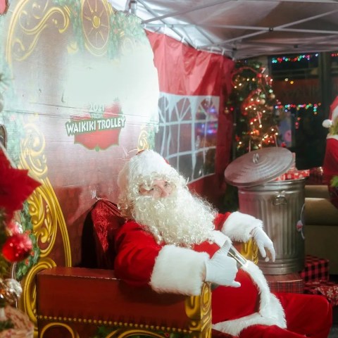 santa and the grinch