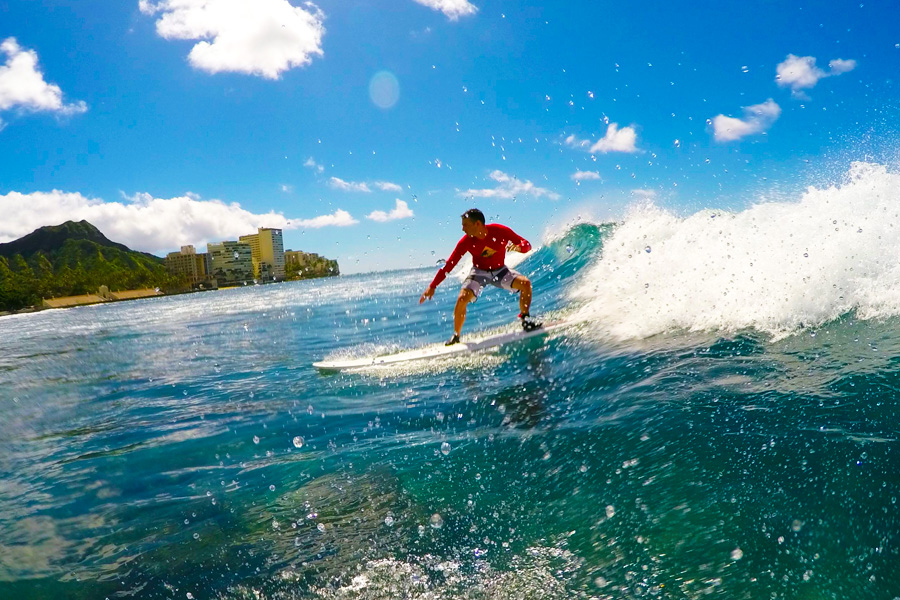 surfing diamond head