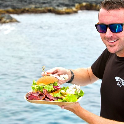 Catamaran lunch plate