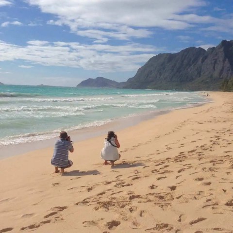 Photographers on the Beach