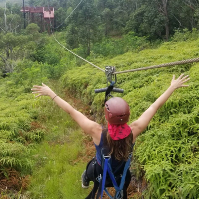 hands free ziplining
