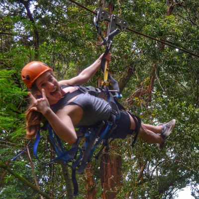 shaka ziplining