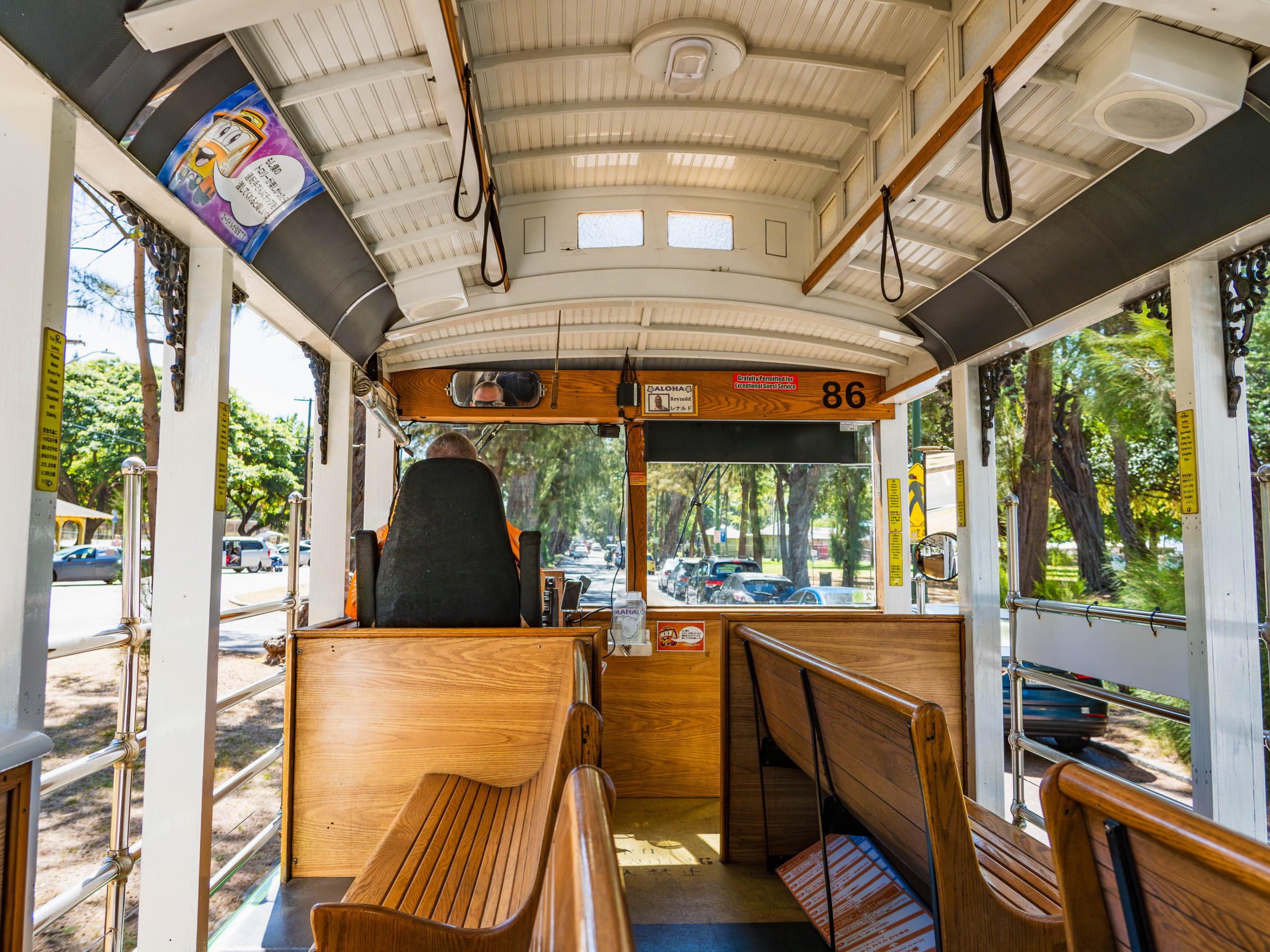 a chair sitting in front of a building