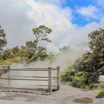 Hawaii Volcano National Park Steam Vent