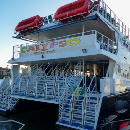 a large ship in a body of water