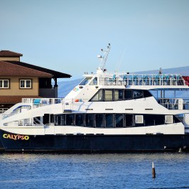 a large ship in a body of water