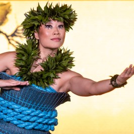 a person holding a flower