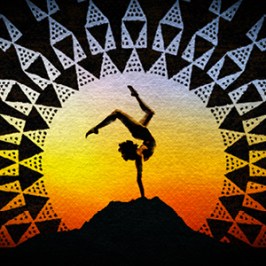 a close up of a logo