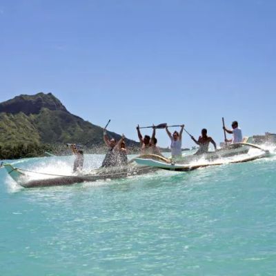 a small boat in a body of water