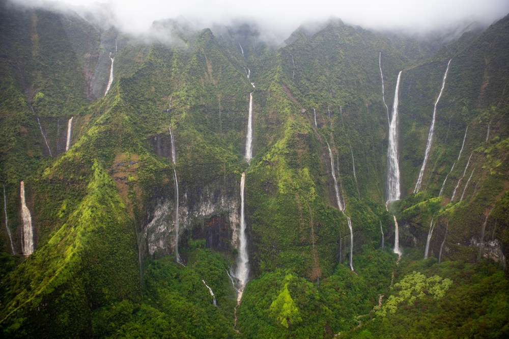 Mount Waialeale Waterfalls