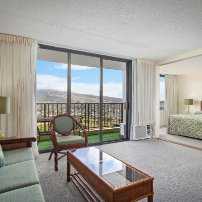 Hotel Room Living Room View