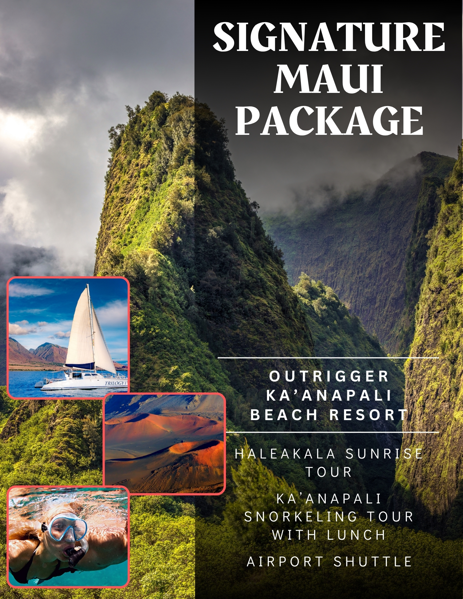maui signature package with images